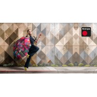 KNIRPS T.200 Medium Duomatic Palm Storm - elegancki, w pełni automatyczny parasol