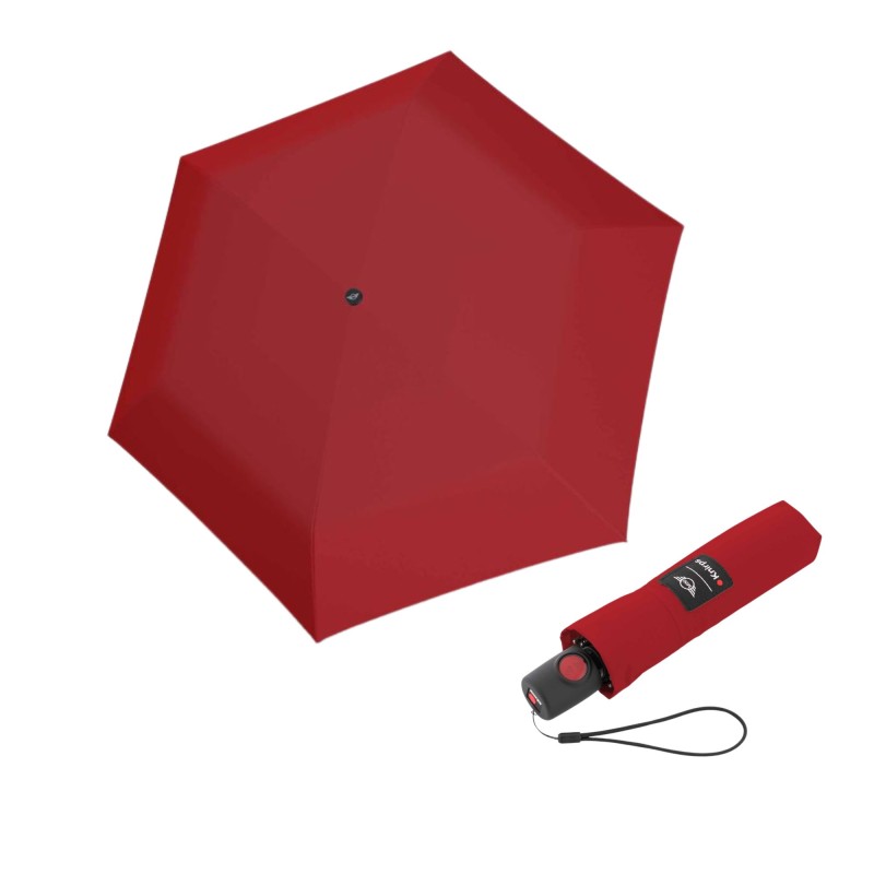 KNIRPS U.200 Ultra Light Duomatic brzoskwiniowy - elegancki damski w pełni automatyczny parasol