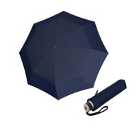 Knirps Mini Midnight Black - elegancki składany parasol