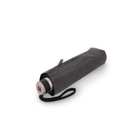 Knirps Mini Midnight Black - elegancki składany parasol