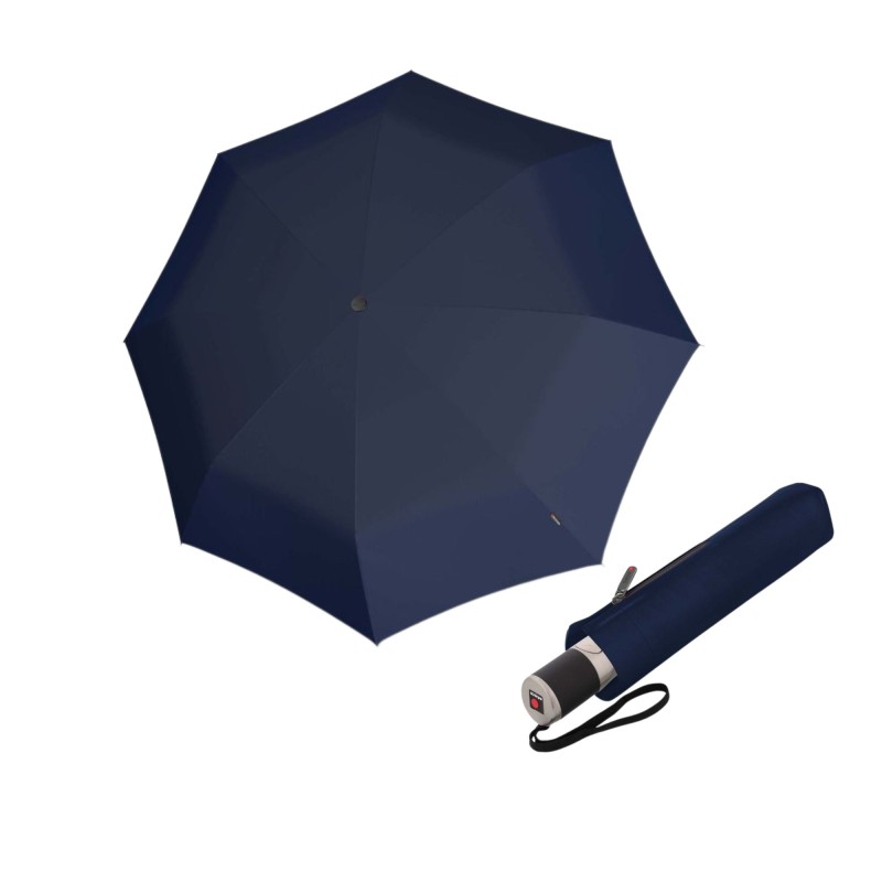 Knirps Mini Midnight Black - elegancki składany parasol