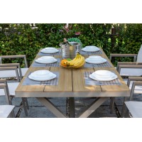 ARCTIC - 7-elementowy zestaw obiadowy do ogrodu