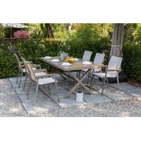 ARCTIC - 7-elementowy zestaw obiadowy do ogrodu