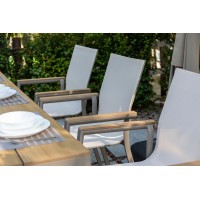 ARCTIC - 7-elementowy zestaw obiadowy do ogrodu