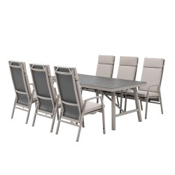 ARCTIC - 7-elementowy zestaw obiadowy do ogrodu