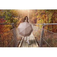 NATURE MINI Gentle Rose - damski parasol EKO