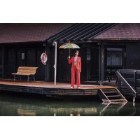 Elegance AC Bohéme Fragil - luksusowy parasol damski z nadrukiem