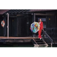 Elegance AC Bohéme Fragil - luksusowy parasol damski z nadrukiem