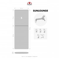 LIVING 5701 - poduszka na leżak ogrodowy