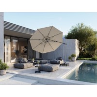 KNIRPS 320 x 320 cm - luksusowy wahadłowy parasol ogrodowy z drążkiem bocznym