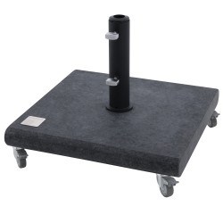 Mobilny stojak granitowy KNIRPS 50 kg czarny