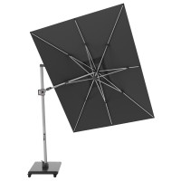 KNIRPS 320 x 320 cm - luksusowy wahadłowy parasol ogrodowy z drążkiem bocznym