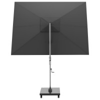 KNIRPS 320 x 320 cm - luksusowy wahadłowy parasol ogrodowy z drążkiem bocznym
