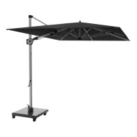 KNIRPS 320 x 320 cm - luksusowy wahadłowy parasol ogrodowy z drążkiem bocznym