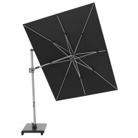 KNIRPS 320 x 320 cm - luksusowy wahadłowy parasol ogrodowy z drążkiem bocznym