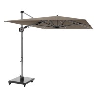 KNIRPS 320 x 320 cm - luksusowy wahadłowy parasol ogrodowy z drążkiem bocznym