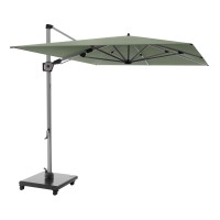 KNIRPS 320 x 320 cm - luksusowy wahadłowy parasol ogrodowy z drążkiem bocznym