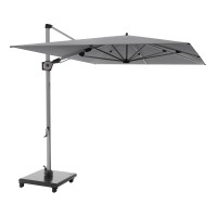 KNIRPS 320 x 320 cm - luksusowy wahadłowy parasol ogrodowy z drążkiem bocznym