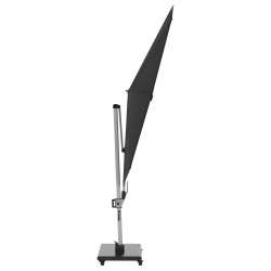 KNIRPS 320 x 320 cm - luksusowy wahadłowy parasol ogrodowy z drążkiem bocznym