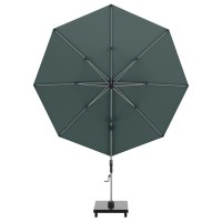 KNIRPS 320 x 320 cm - luksusowy wahadłowy parasol ogrodowy z drążkiem bocznym
