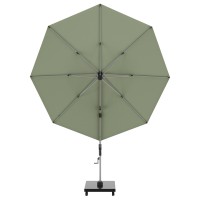 KNIRPS 320 x 320 cm - luksusowy wahadłowy parasol ogrodowy z drążkiem bocznym