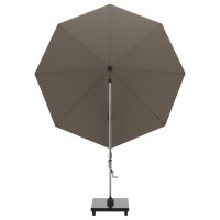 KNIRPS 320 x 320 cm - luksusowy wahadłowy parasol ogrodowy z drążkiem bocznym