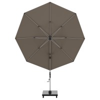 KNIRPS 320 x 320 cm - luksusowy wahadłowy parasol ogrodowy z drążkiem bocznym