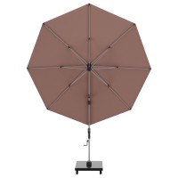 KNIRPS 320 x 320 cm - luksusowy wahadłowy parasol ogrodowy z drążkiem bocznym