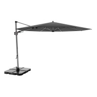KNIRPS 320 x 320 cm - luksusowy wahadłowy parasol ogrodowy z drążkiem bocznym