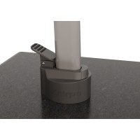 KNIRPS 320 x 320 cm - luksusowy wahadłowy parasol ogrodowy z drążkiem bocznym