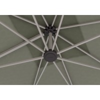 KNIRPS 320 x 320 cm - luksusowy wahadłowy parasol ogrodowy z drążkiem bocznym