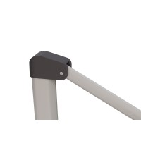 KNIRPS 320 x 320 cm - luksusowy wahadłowy parasol ogrodowy z drążkiem bocznym