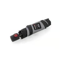 Knirps MINI duomatic Reflective black - designerski parasol w pełni automatyczny