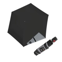 Knirps MINI duomatic Reflective black - designerski parasol w pełni automatyczny