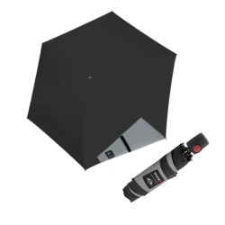 Knirps MINI duomatic Reflective black - designerski parasol w pełni automatyczny